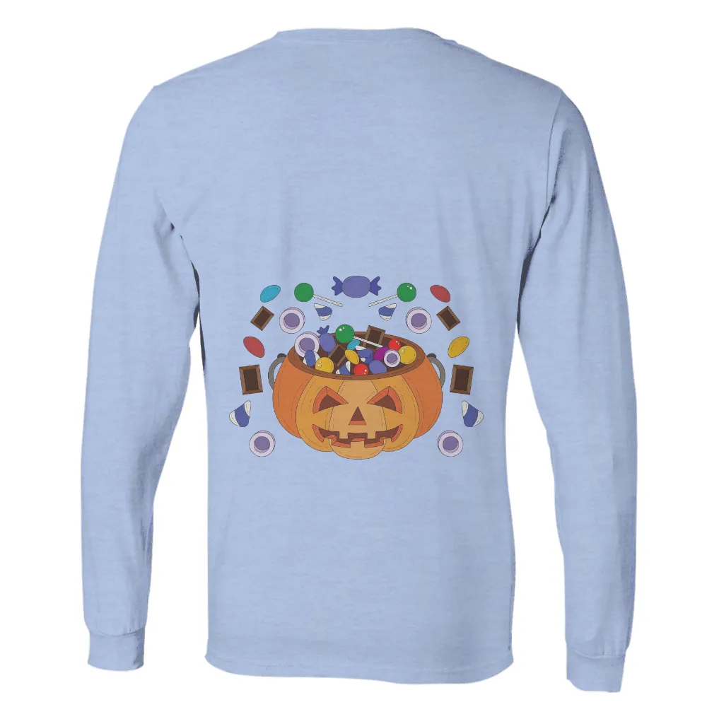 Graphic Tees: Halloween Pumpkin Candy Feast|hydro flask shirts for halloween