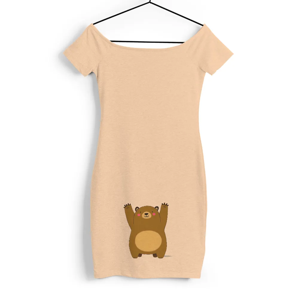 Tee Shirt Printing: Embrace Joy with a Playful Bear Design|cute fourth of july t shirts