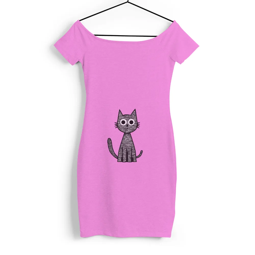 T-Shirts Design: Embrace Your Uniqueness with Whiskers the Cat|unique fathers day shirts