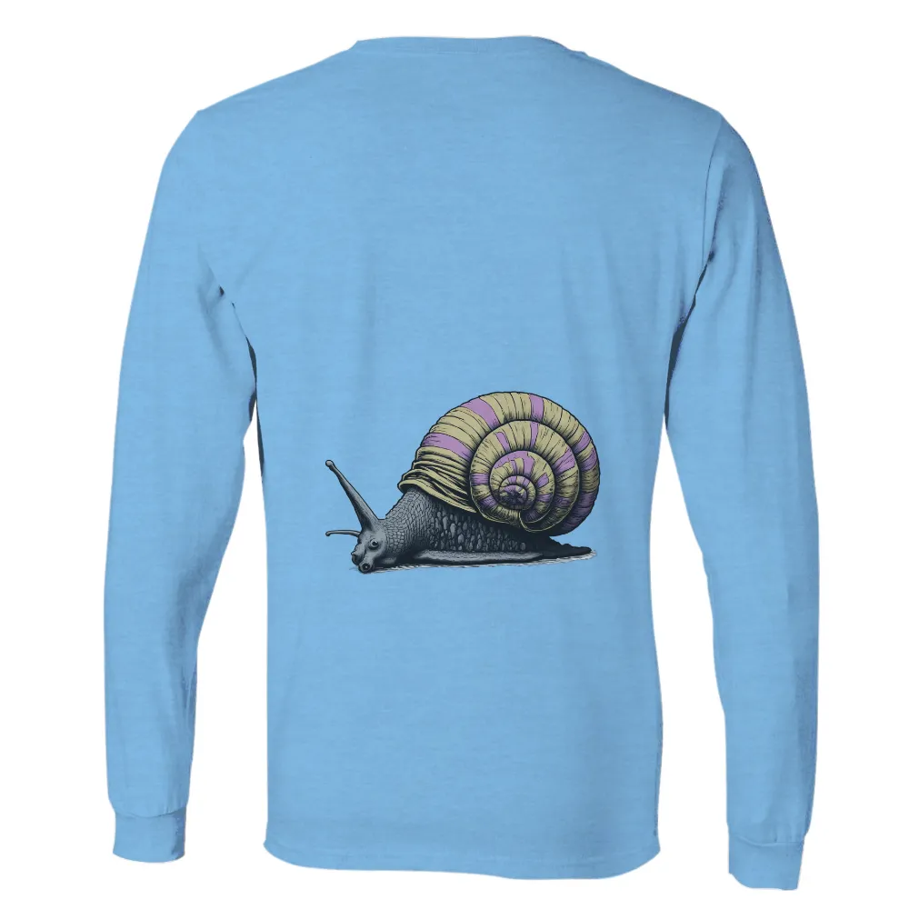 Whimsical Snail Design: Celebrate Nature's Artistry and Beauty|unique superhero t shirts