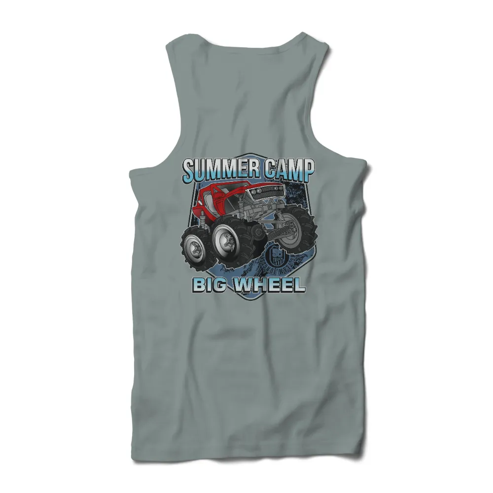 Custom Tee Shirts: Summer Camp Adventure with Monster Truck|i miss summer camp shirt