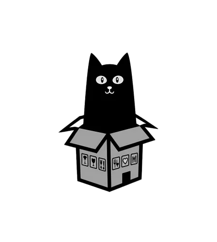 T-Shirts Custom: Whiskers in a Box - Funny & Cozy