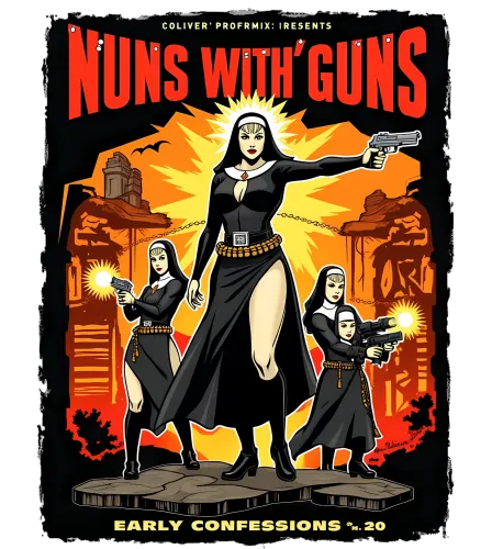 Graphic Tees: Nuns with Guns - Pop Culture & Empowerment