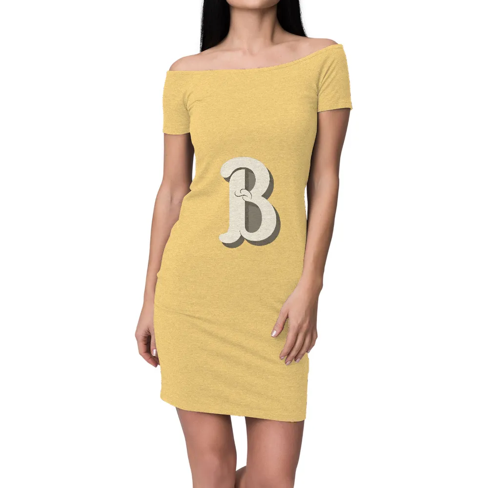 Shirts Graphic Tees | Letter B Artistic Design| elegant 'B' design