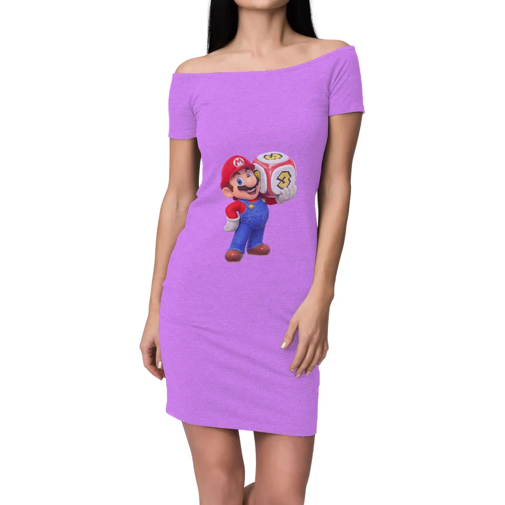 Graphic Tees: Mario's Adventure Cube - Gaming Icon|yandere dev mario shirt