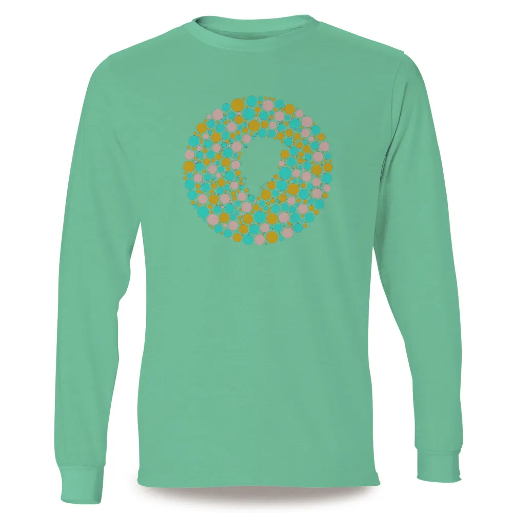 Graphic Tees: Modern Art Circles - Vibrant Colors and Geometric Shapes|diversity beer shirt