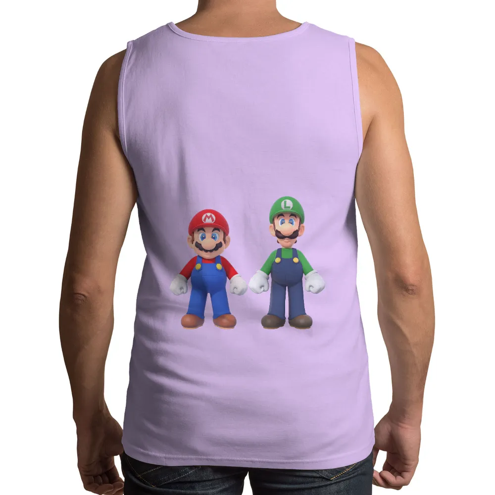 T-Shirts Custom: Mario & Luigi - Gaming Icons|roblox t shirt mario