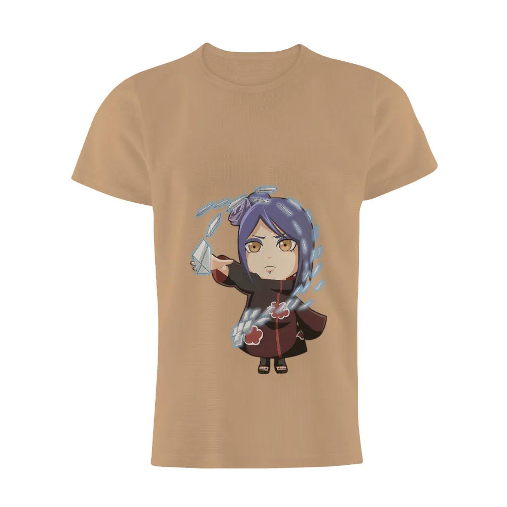 Customized Tee Shirts: Anime Girl with Magical Crystals|pokemon magic shirt