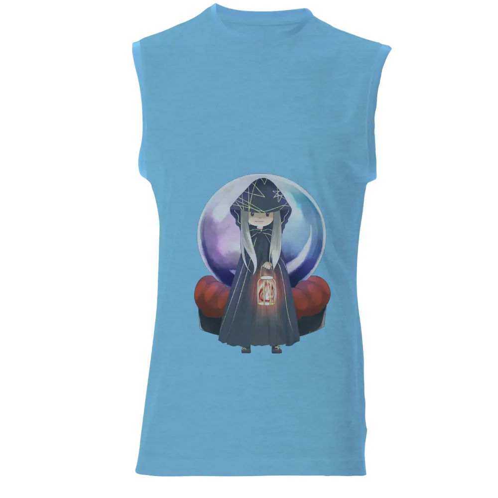 T-Shirt Printing: Luna's Magical Journey Under the Crescent Moon|zayde wisdom