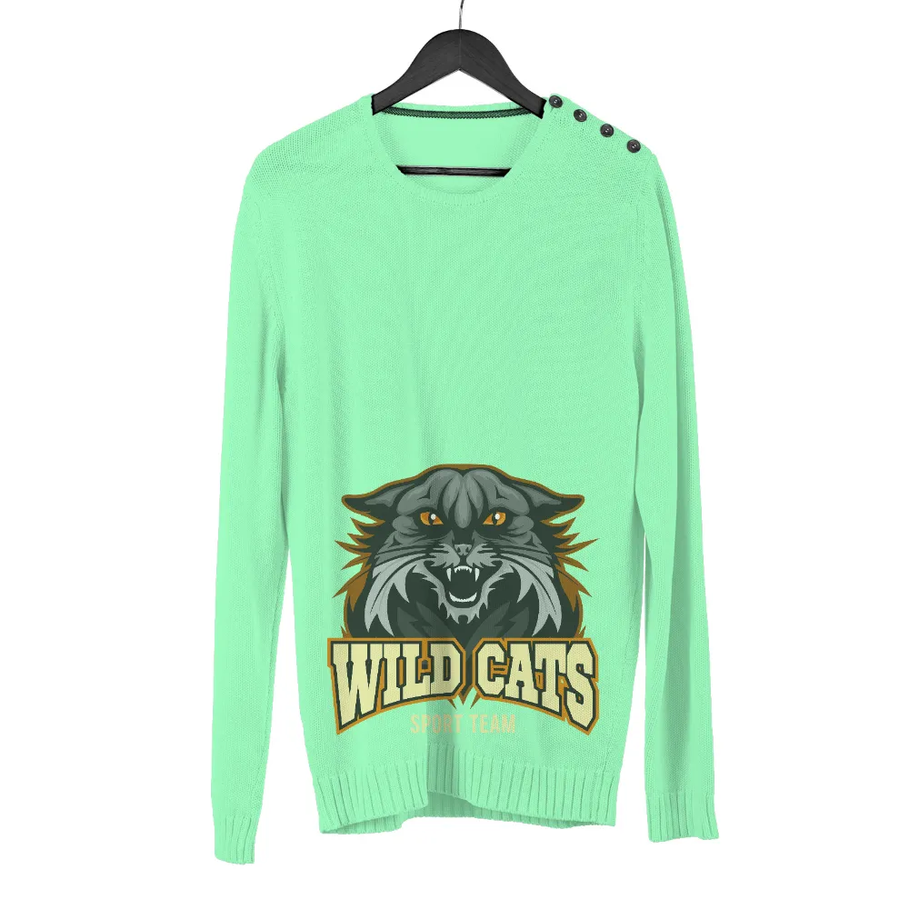 Tee Shirt Printing: Wild Cats Sport Team - Fierce and Fearless|nba team courtside tee