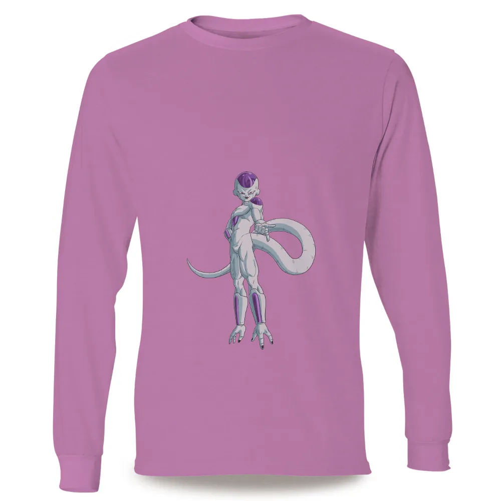 Frieza Final Form TShirt Printing - Anime Power and Menace|roblox t shirt pink and white