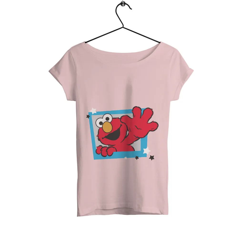 Customized Tee Shirts: Spread Joy with Elmo's Magical Design|stars hollow knit a thon shirt