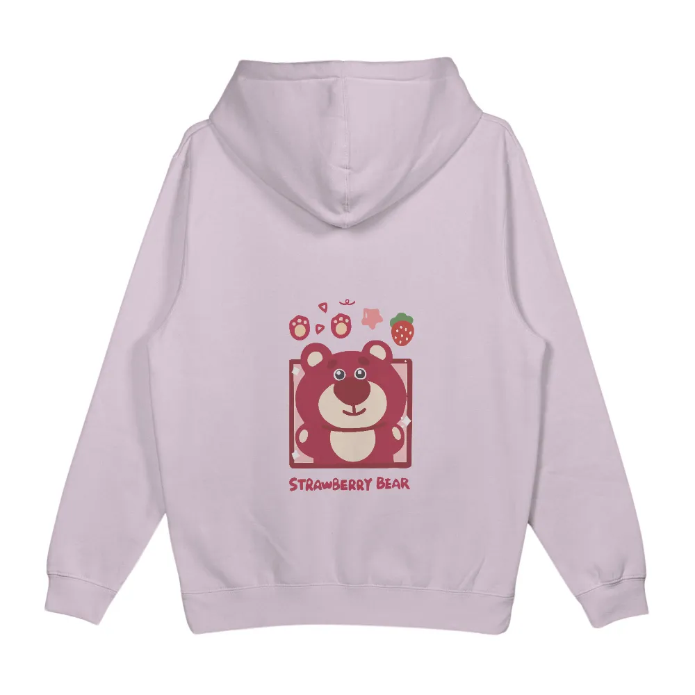 Custom Tee Shirts: Strawberry Bear - Whimsical Joy|cute fiesta shirts