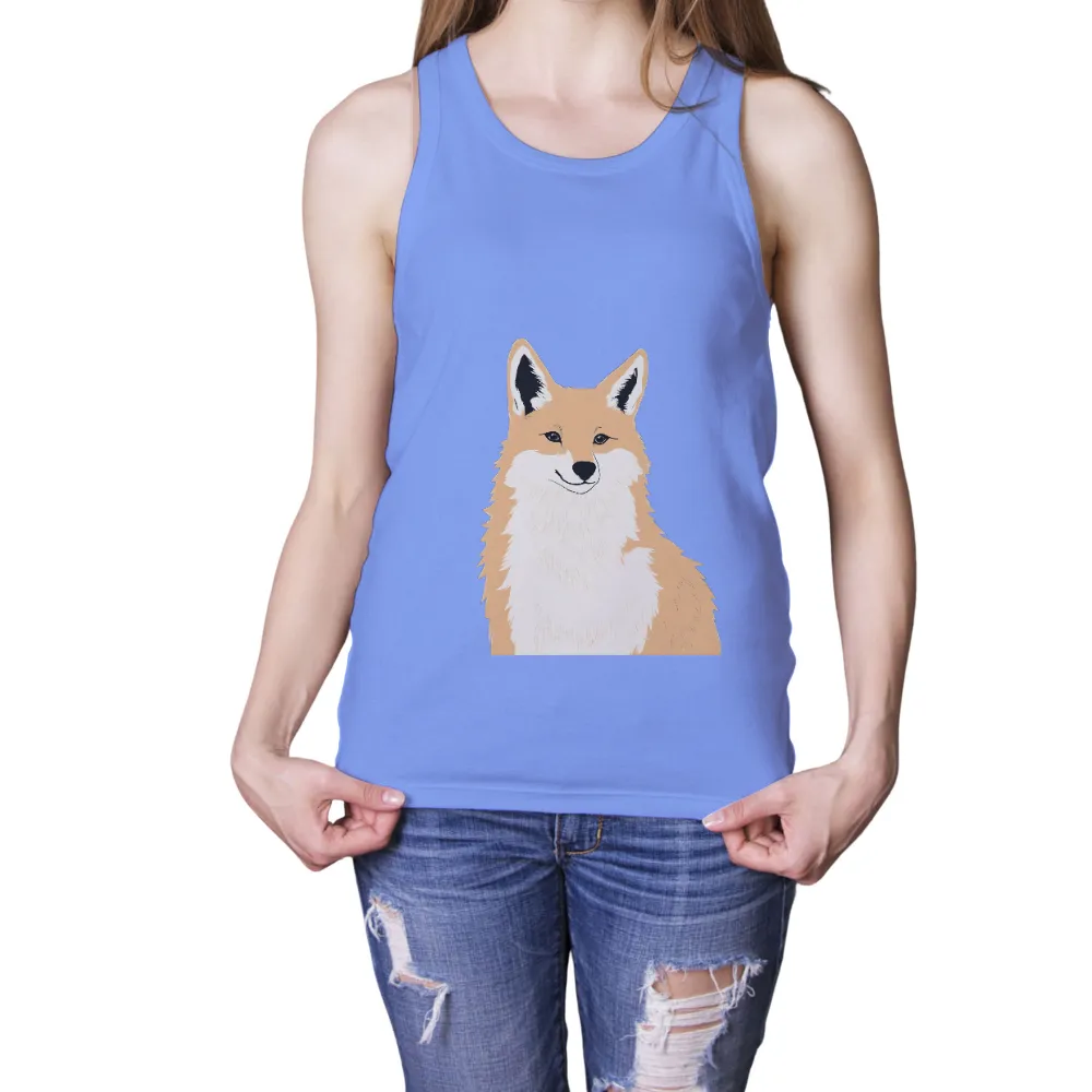 Customized Tee Shirts: Luna the Wise Fox - Artistic Designs|subway wrap artist shirt