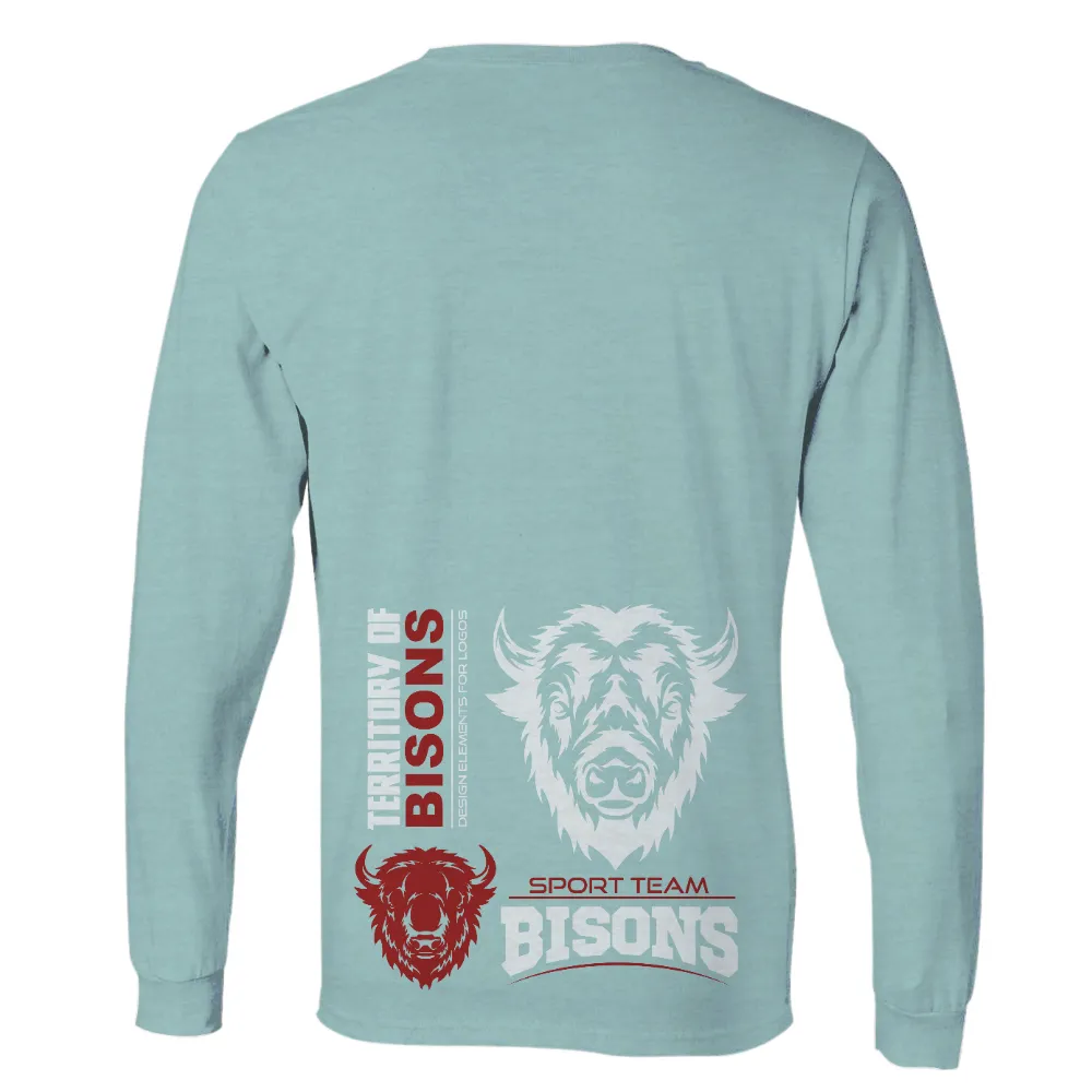 Tee Shirt Printing: Show Your Pride with the Bisons Sport Team Design|legend of zelda breath of the wild hylian shirt