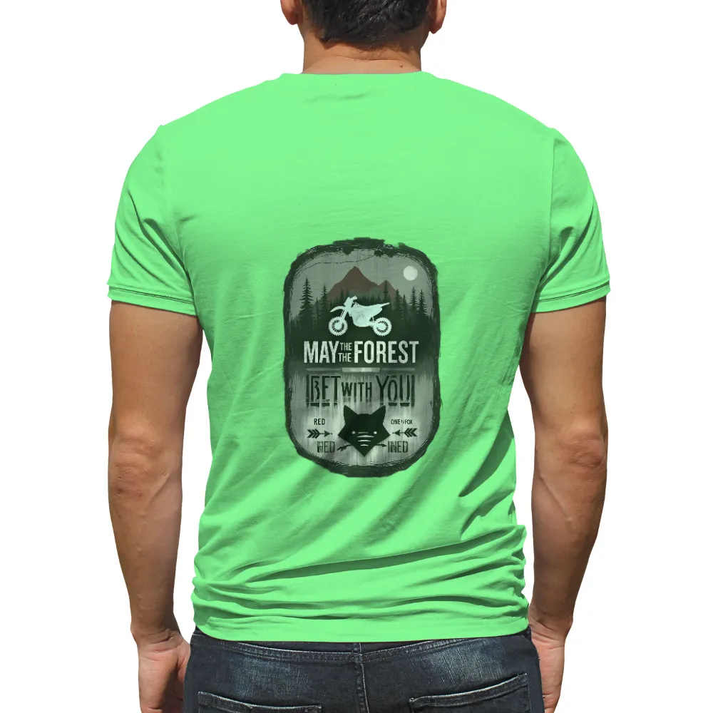 Customized Tee Shirts: May the Forest Be With You - Adventure Awaits!|fathers day shirts star wars