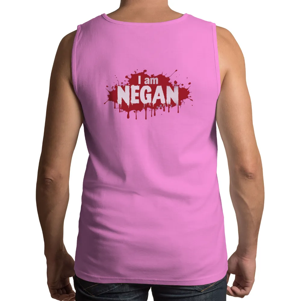 TShirt Printing: I am NEGAN - Pop Culture Inspired Design|white sox summer t shirt series