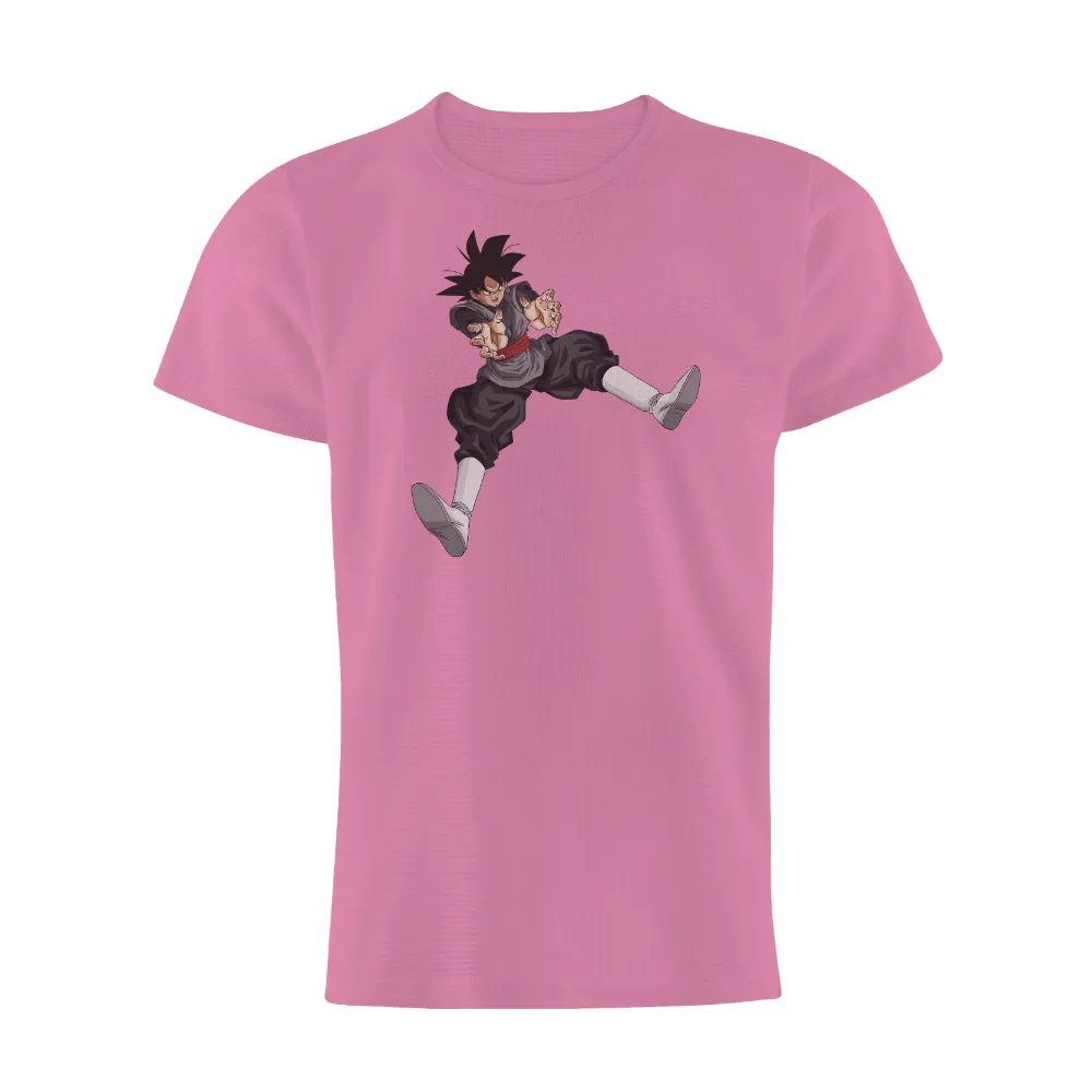 T-Shirts Design: Goku Black - Anime Power and Determination|battle under the radar shirt