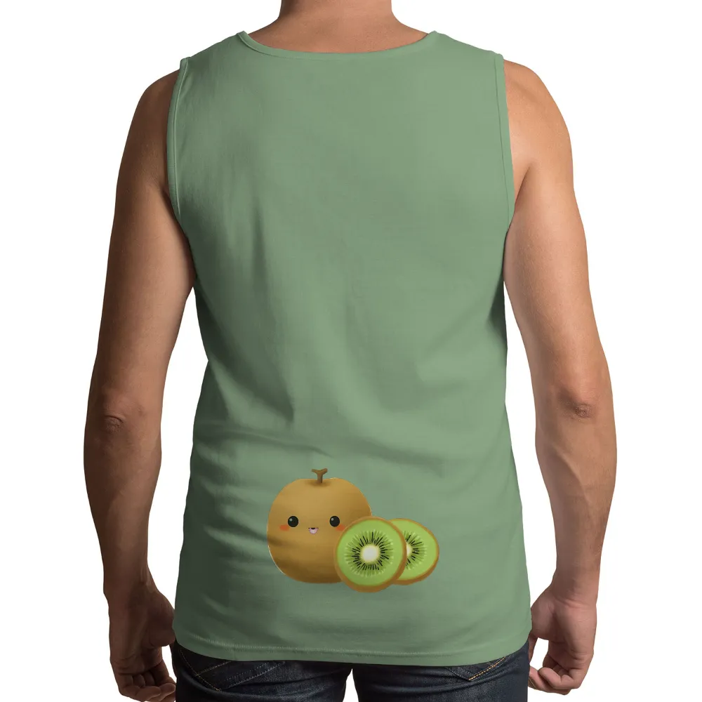 TShirt Printing: Kiki the Kiwi Fruit - Cheerful Adventure|fruit of the loom signature breathable shirt