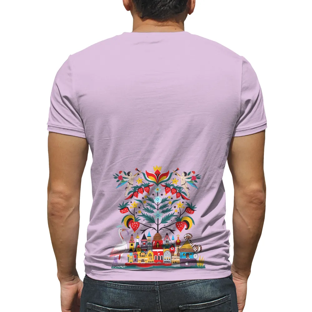 T-Shirt Printing: Whimsical Fantastical World | Artistic Designs| cherubic figures