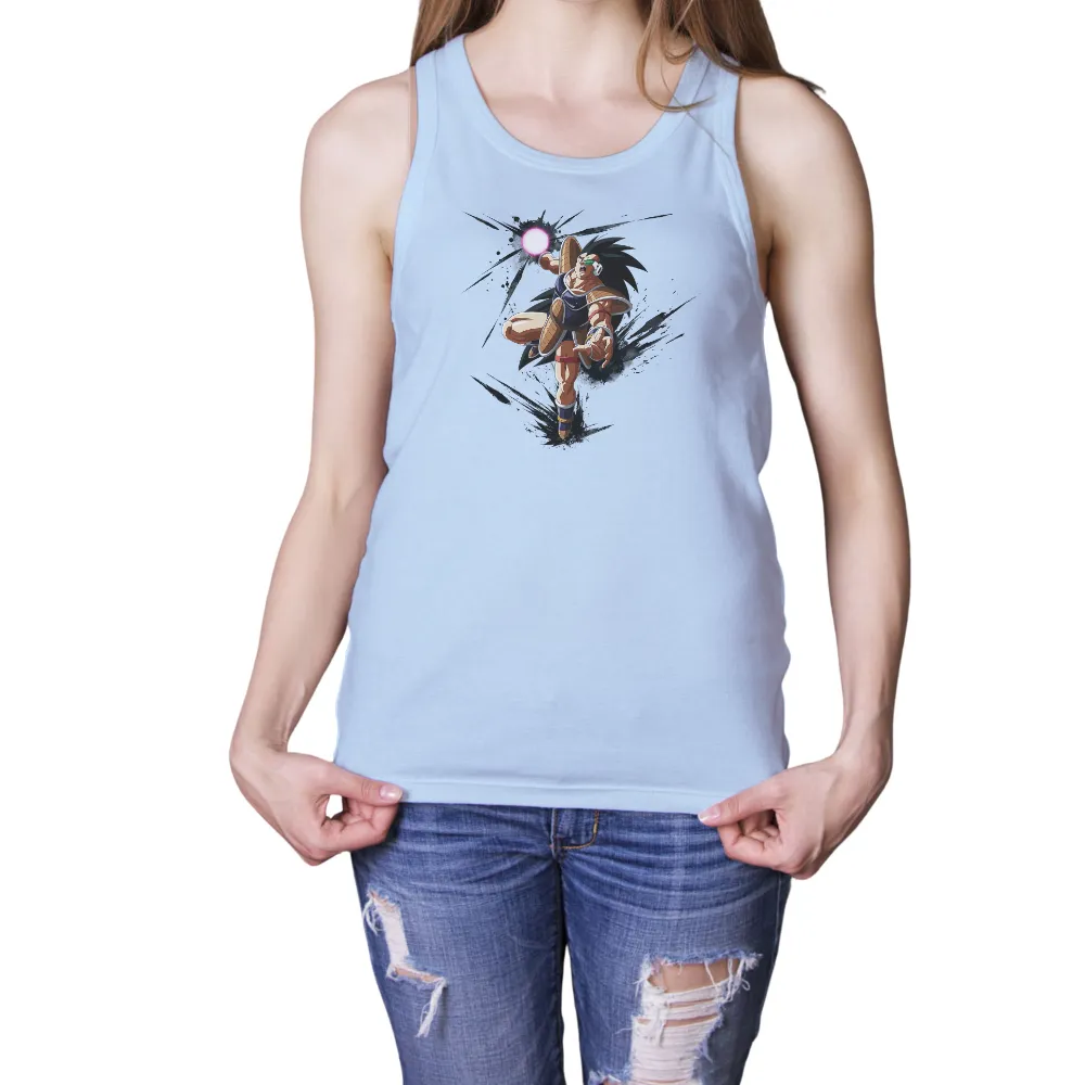 TShirt Design: Raditz Warrior Energy Ball - Anime Fan Art|battle tested warrior queen shirt