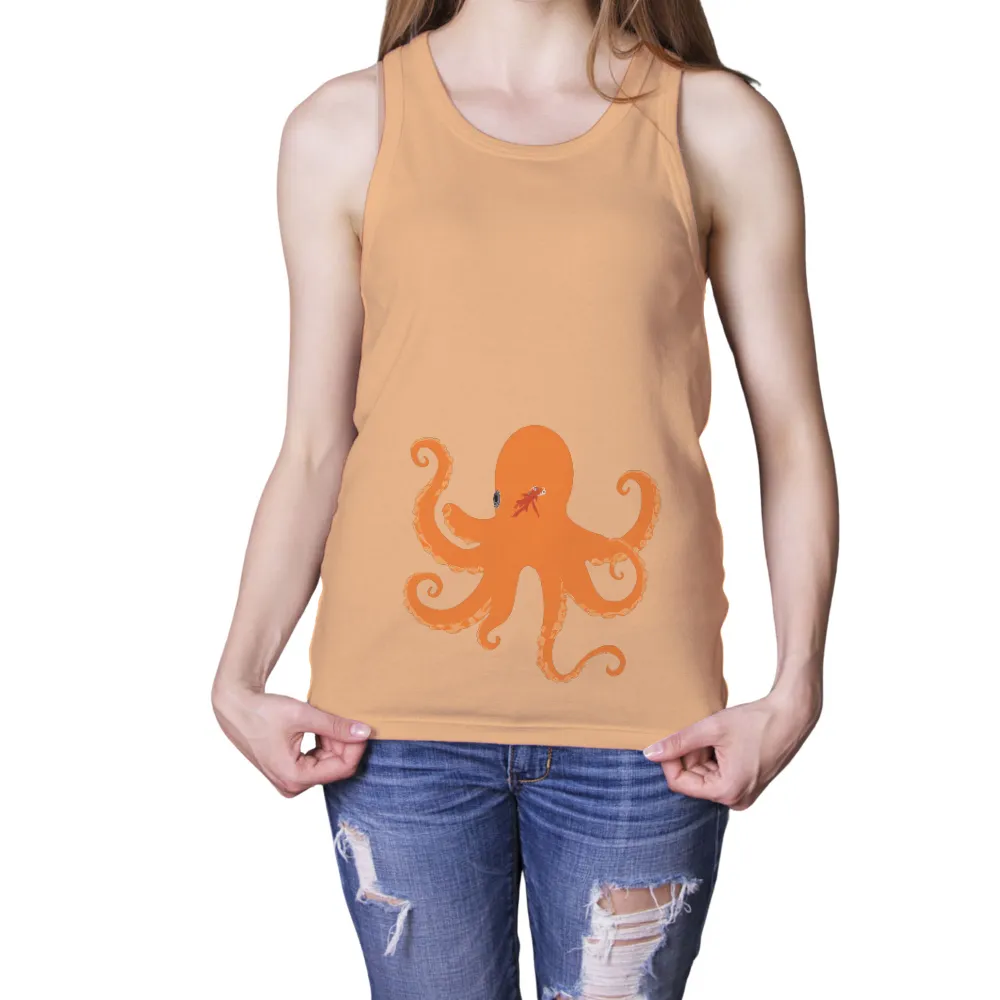 T-Shirts Custom: Otto and Finn - Friendship Under the Sea|octopus jungle trousers