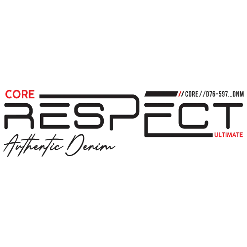 TShirt Design: Ultimate Respect - Authentic Denim Core