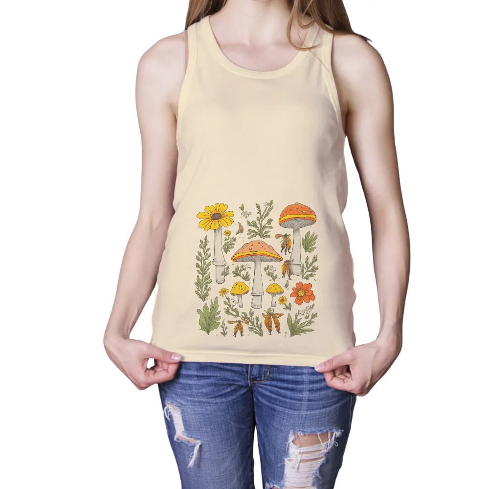 Mushroom Garden: A Whimsical T-Shirts Pattern|save the bees t shirt vettel