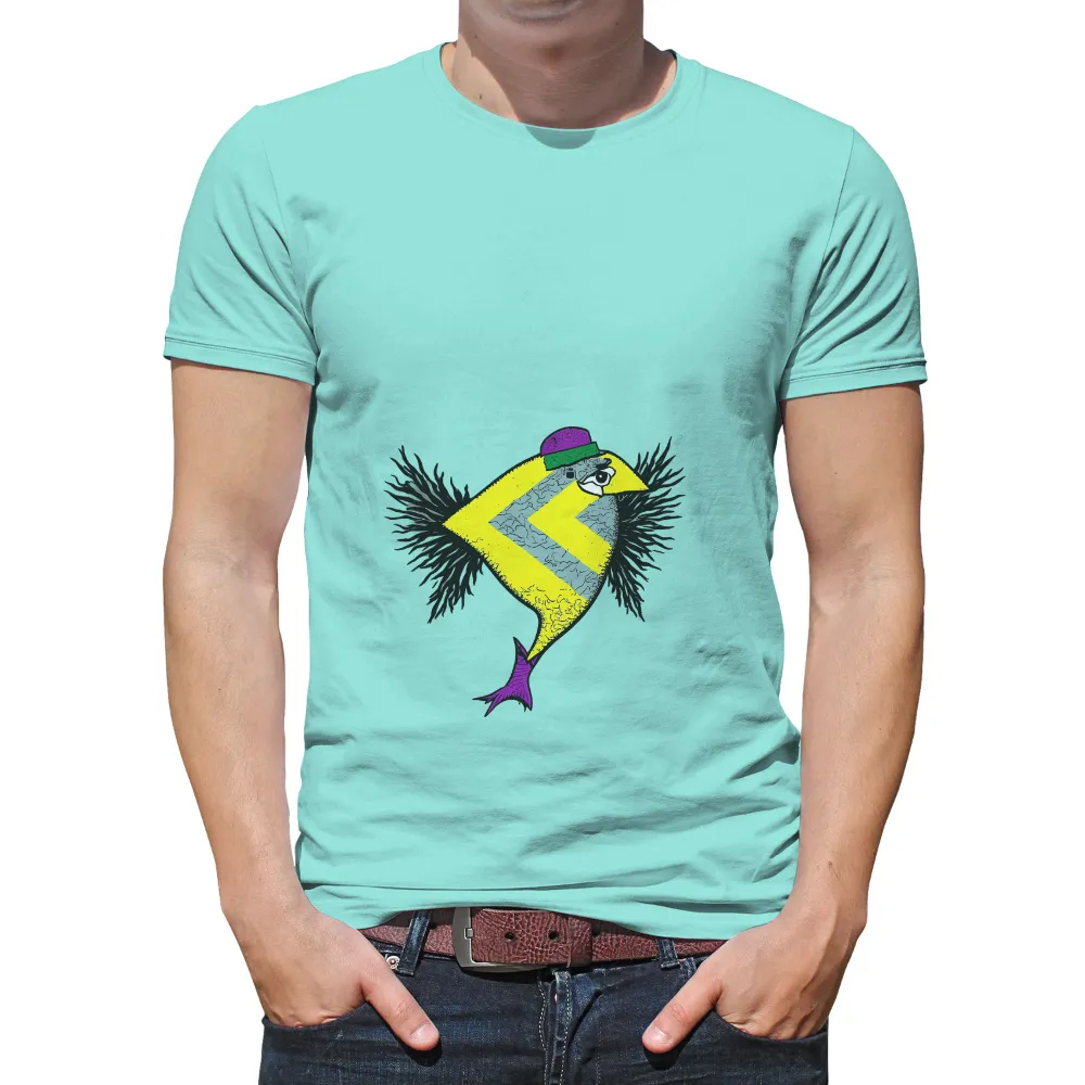 Whimsical Fish Graphic Tees: Embrace Your Inner Free Spirit| Surreal fish design