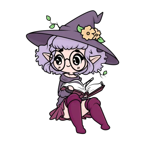 Tee Shirt Printing: Lilac the Witch - A Journey of Knowledge and Magic