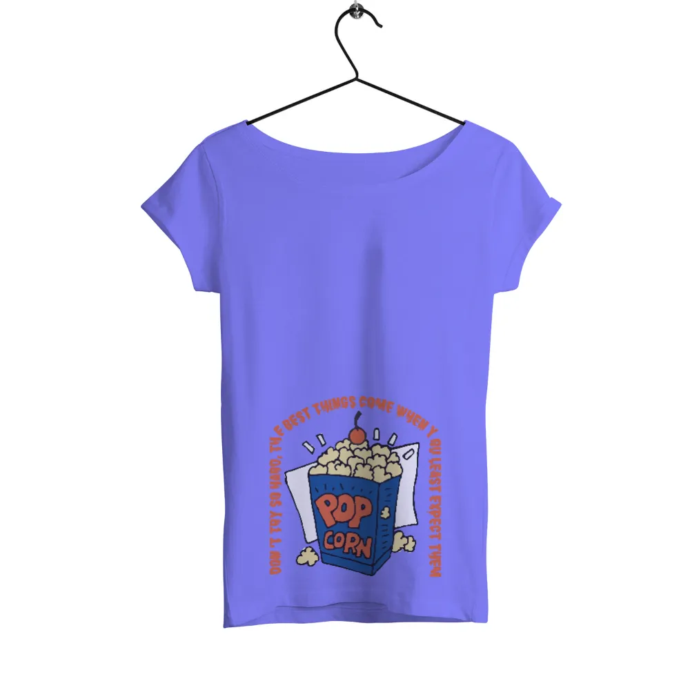 Shirts Graphic Tees: Popcorn Box - Unexpected Joys|popcorn t shirt 90s