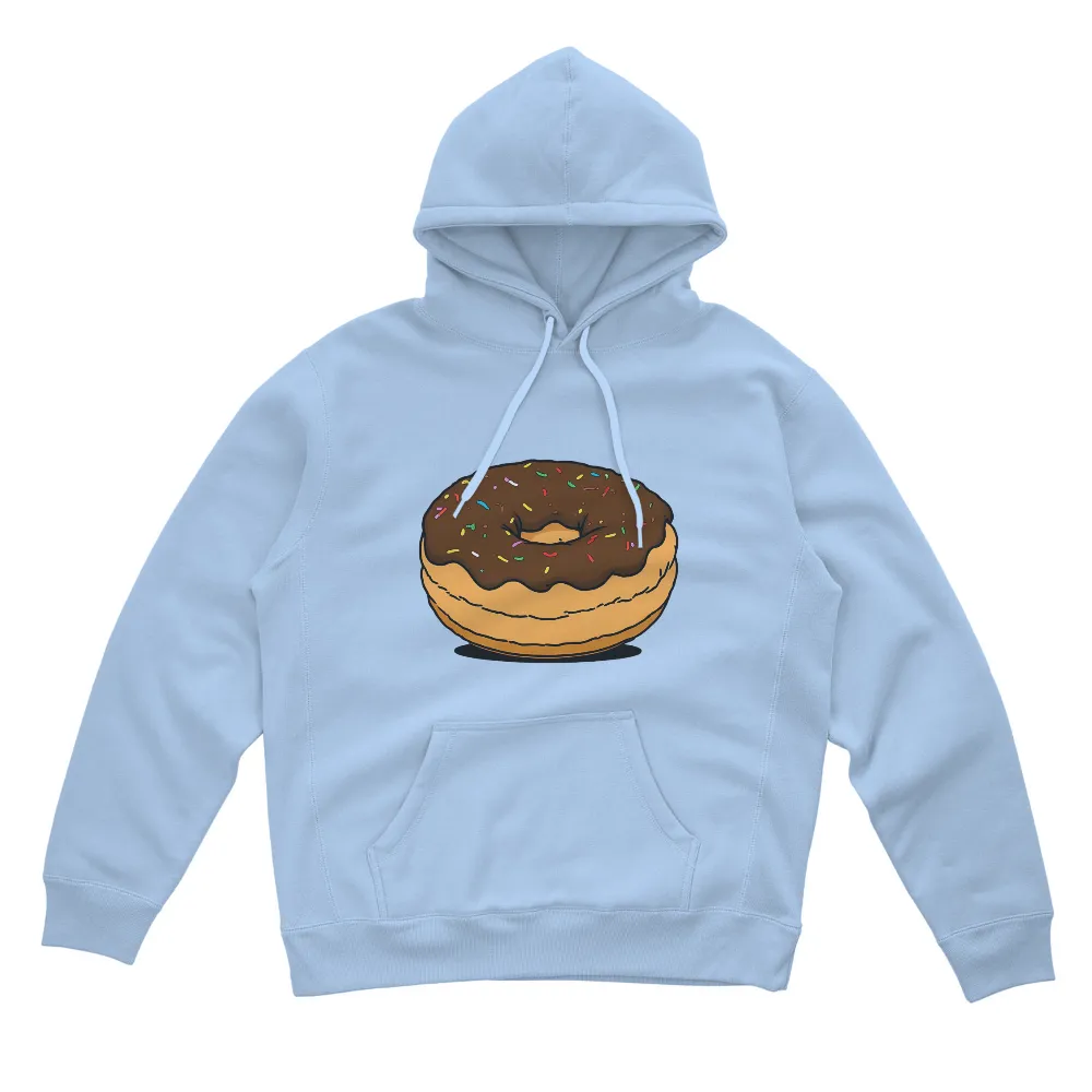 Shirts Graphic Tees: Whimsical Donut Design Brings Joy|chocolate colour shirt