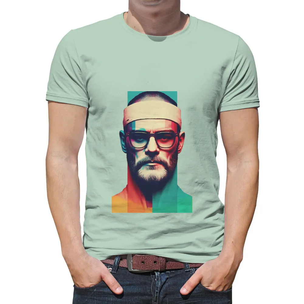 Shirts Graphic Tees: Vibrant City Life Pop Art Design|easter bunny with glasses shirt