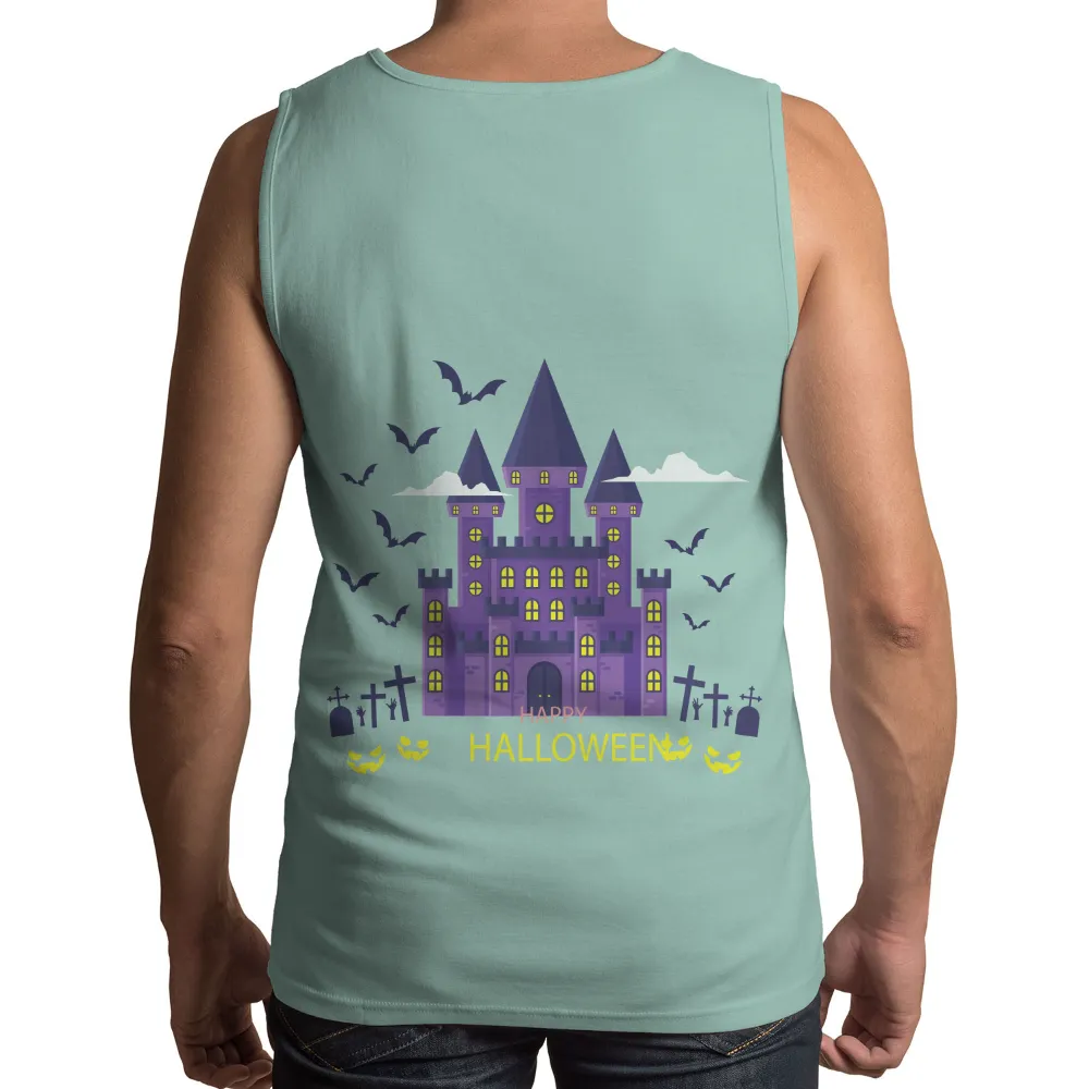 TShirt Design: Explore the Magical Castle of Halloween Night|final fantasy 35th anniversary ut graphic t shirt