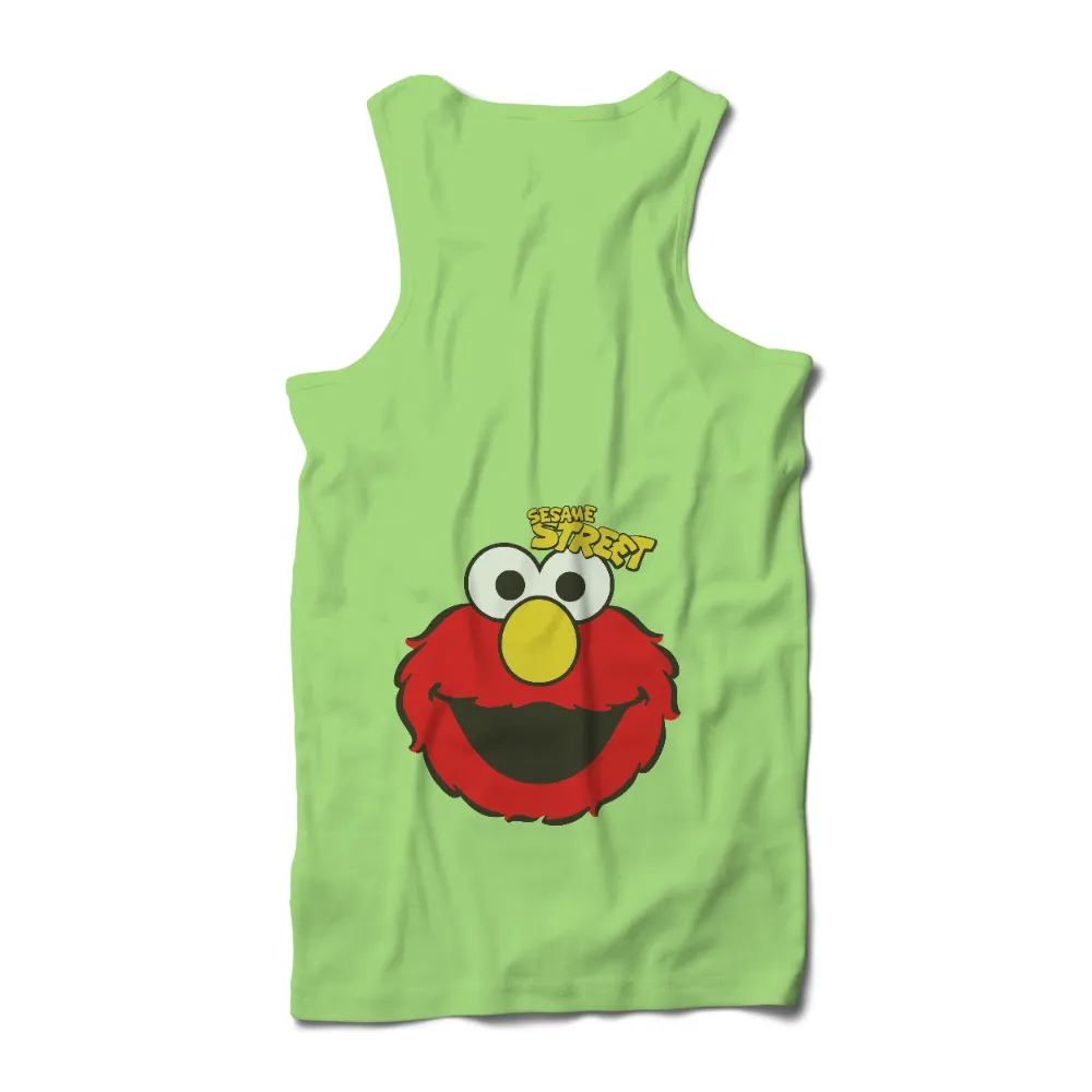 Tee Shirt Printing: Elmo Sesame Street Happy Smile|happy plants nursery shirt