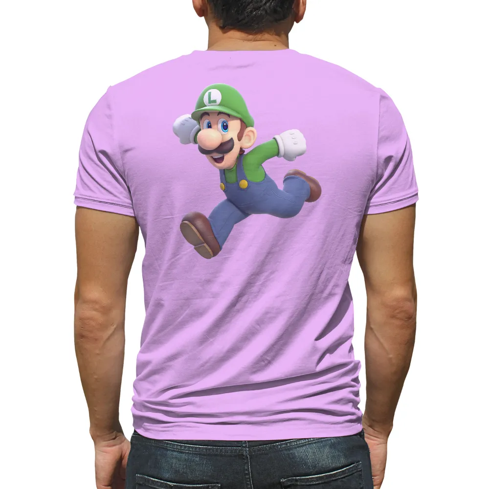 Custom T-Shirt Printing: Luigi's Adventure in the Pixelated World|adventure time star wars shirt