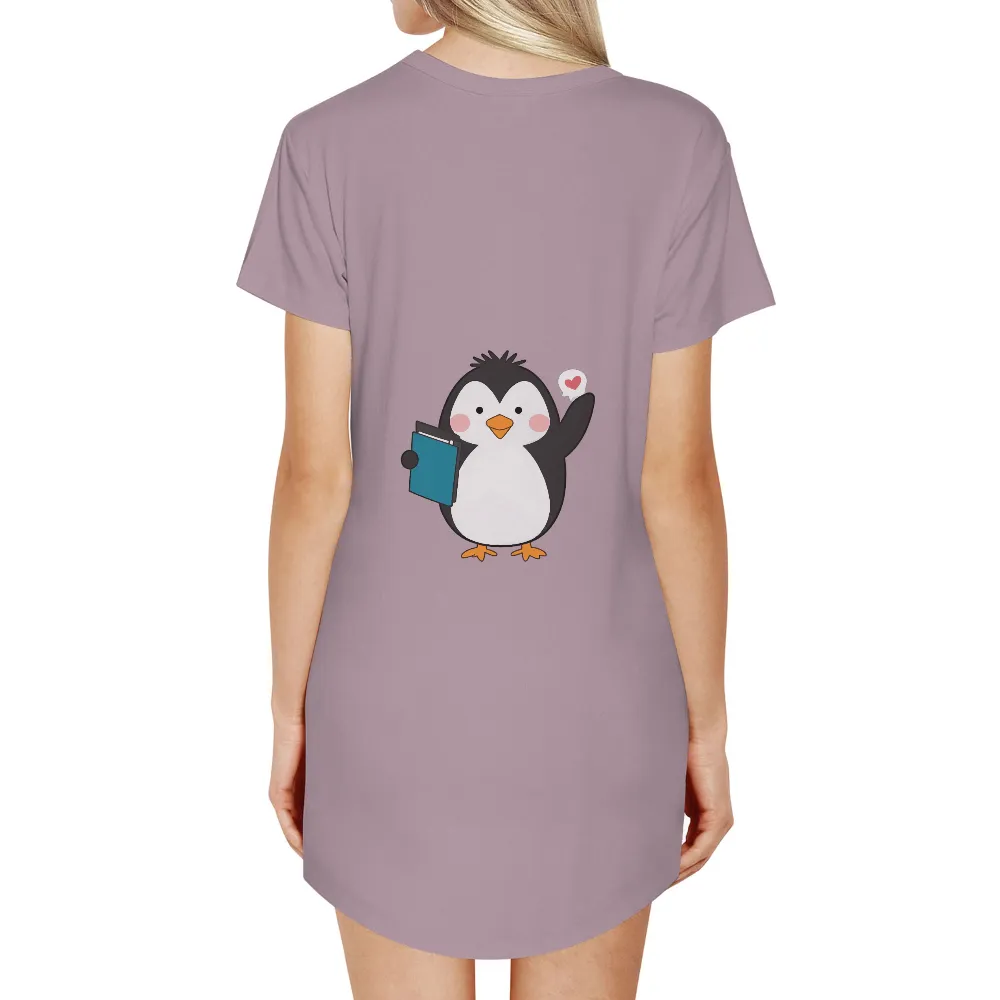 T-Shirts Design: Percy the Penguin - Book Lover Adventure|adventure time star wars shirt