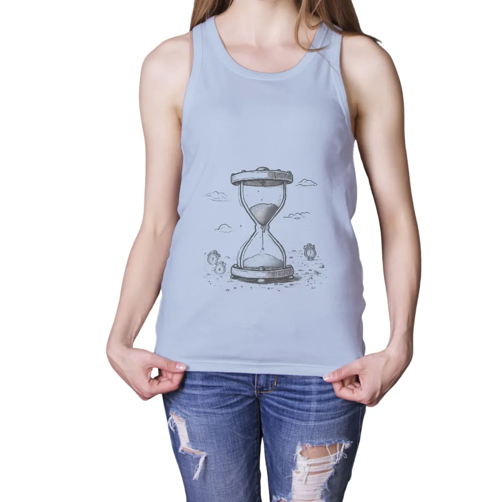 T-Shirts Custom: Timeless Hourglass - Precious Moments in Every Tick|time for a mega pint t shirt