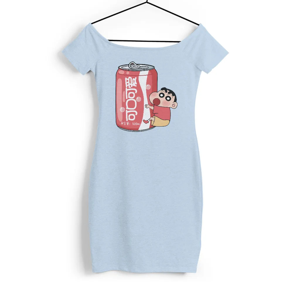 Tee Shirt Printing: Shin-chan's Soda Adventure|a fun thing to do in the morning shirt