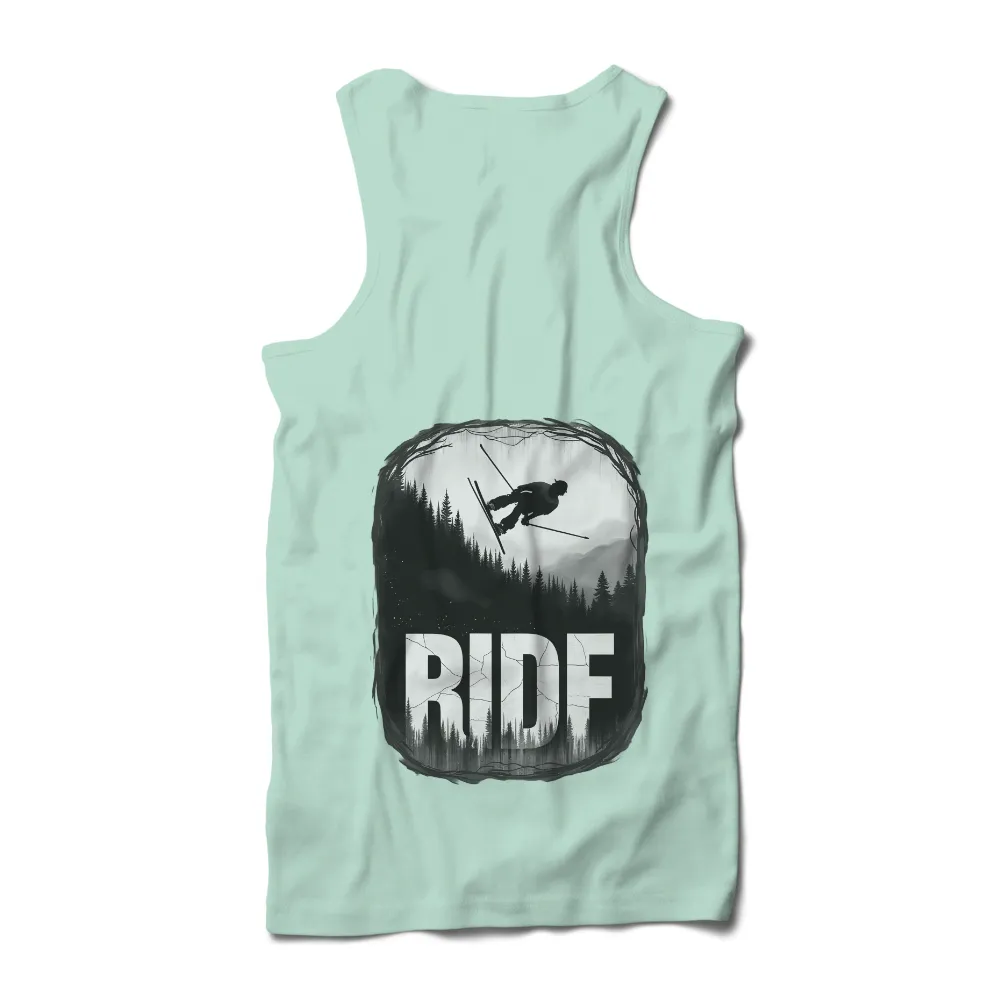 T-Shirt Printing: Embrace the Spirit of Adventure with 'RIDE'| cracked letters