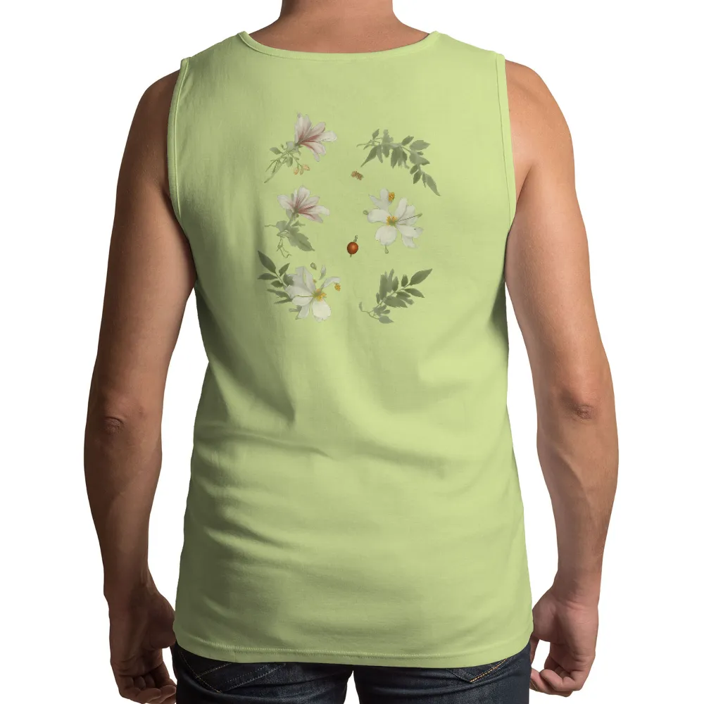 T-Shirt Printing: Spring Flowers - Nature's Harmony|cotton spring casual shirts