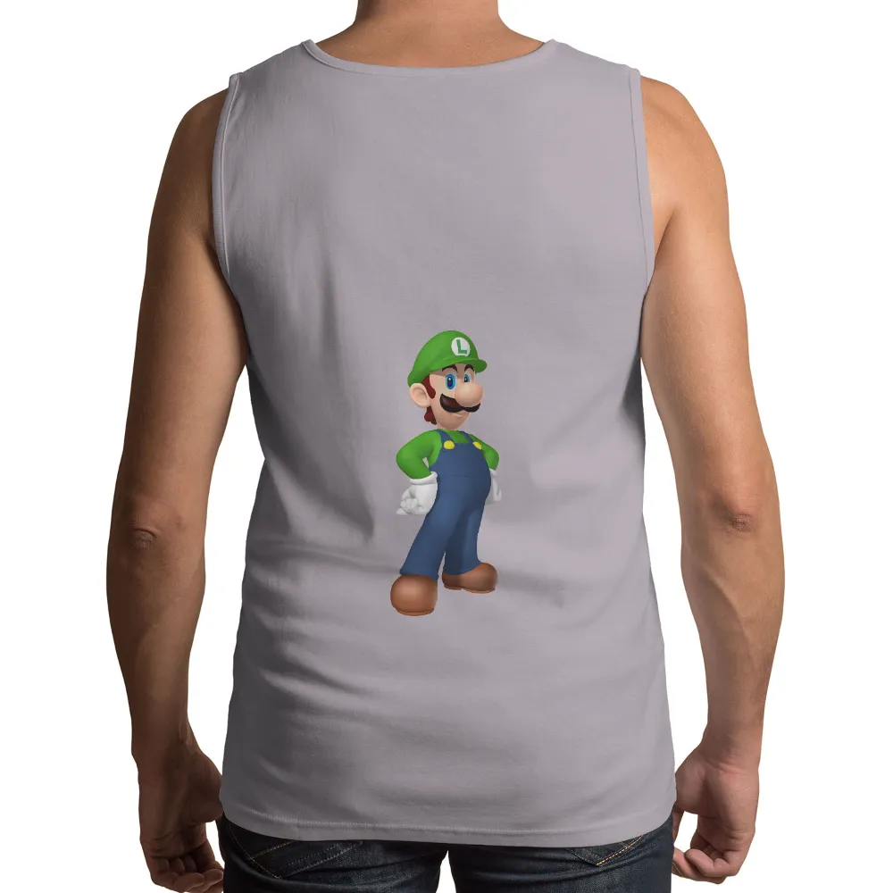 Graphic Tees: Luigi - Icon of Classic Gaming|polygon classic gamer shirt