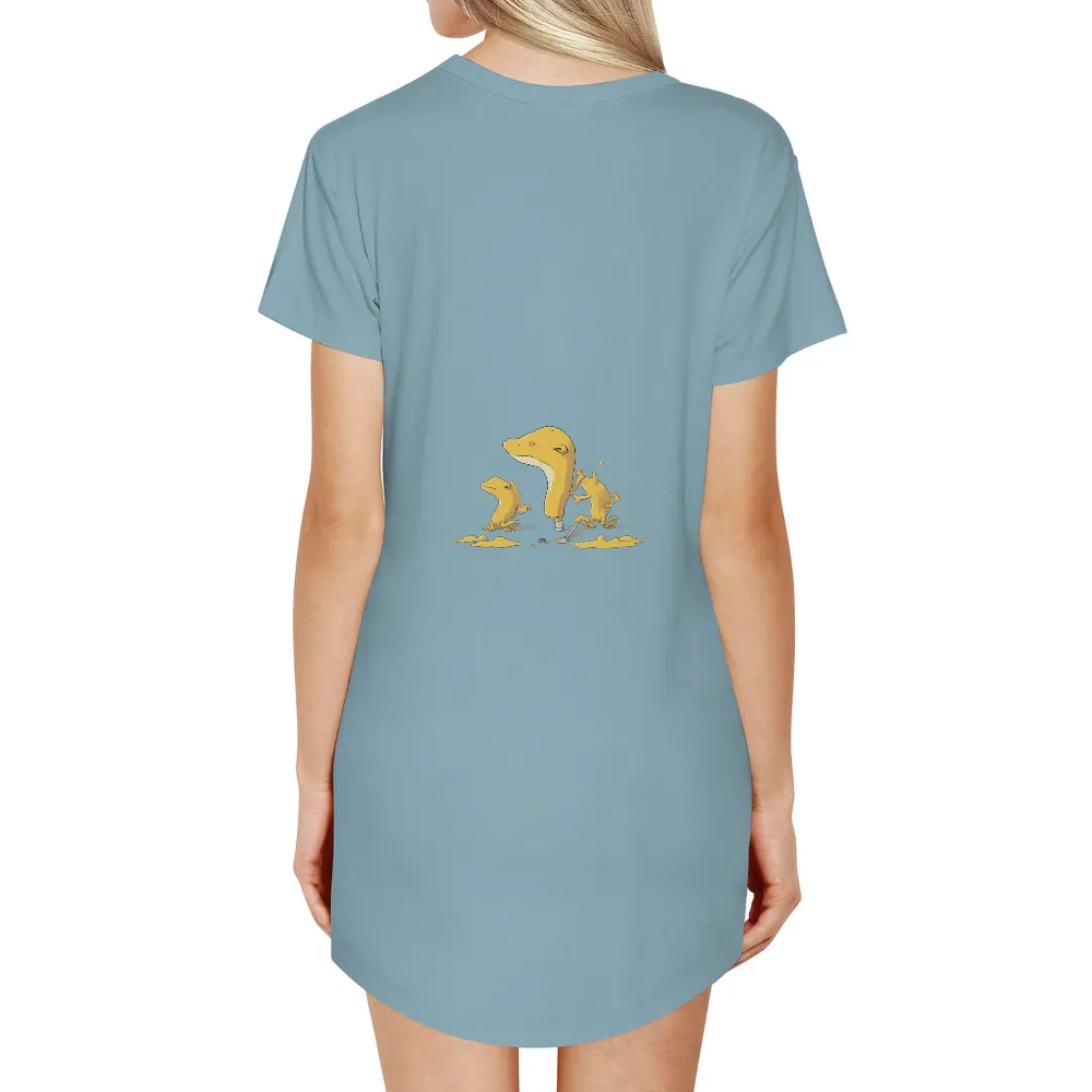 T-Shirt Printing: Yellow Lizards United in Friendship and Adventure|adventure time shirt sex