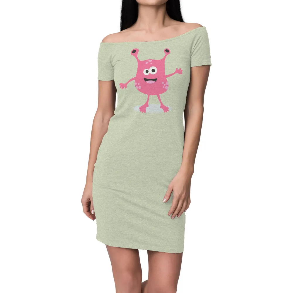 T-Shirt Printing: Whimsical Pink Monster Brings Joy and Playfulness|i love hot rodeo moms shirt