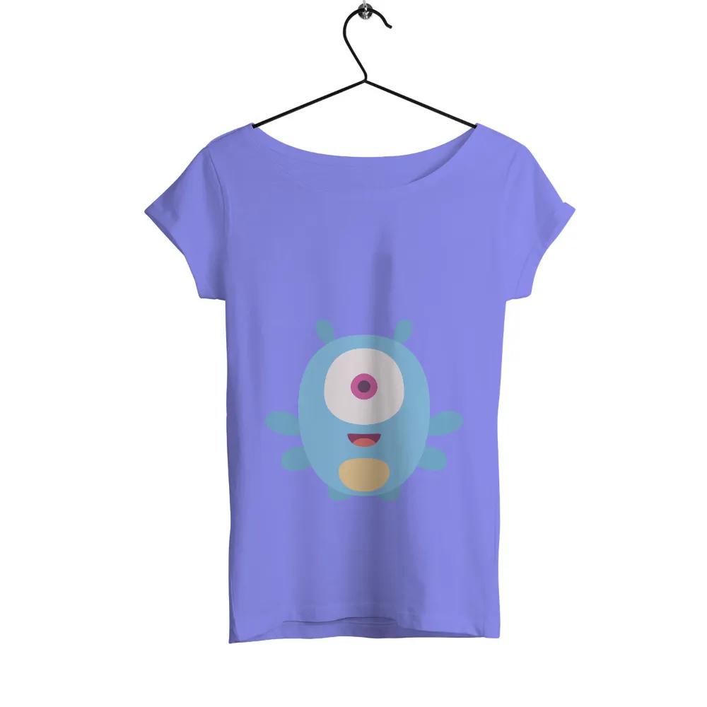 Customized Tee Shirts: Spread Joy with Zee the Blue Monster|music art love happiness t shirt