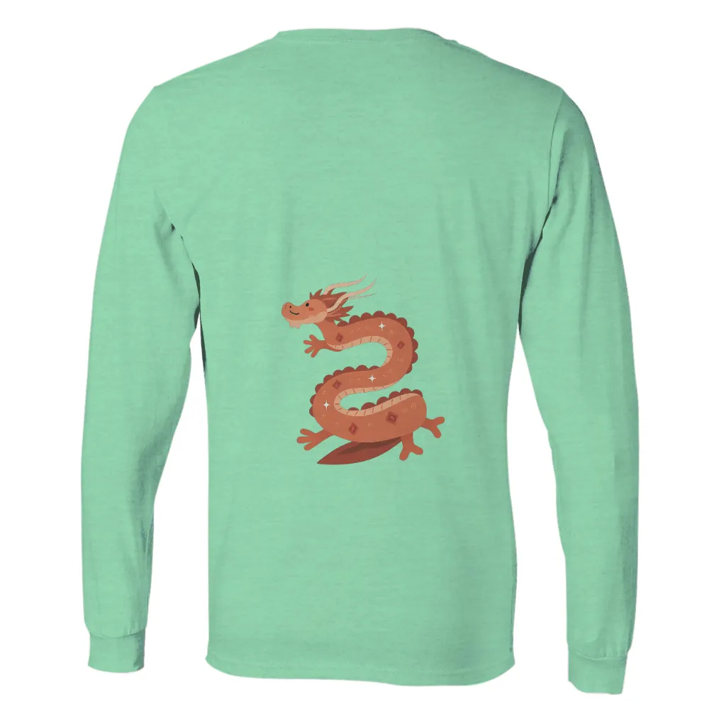 Shirts Graphic Tees: Ruby the Dragon - Artistic Fantasy Design|red sox 2 on sleeve