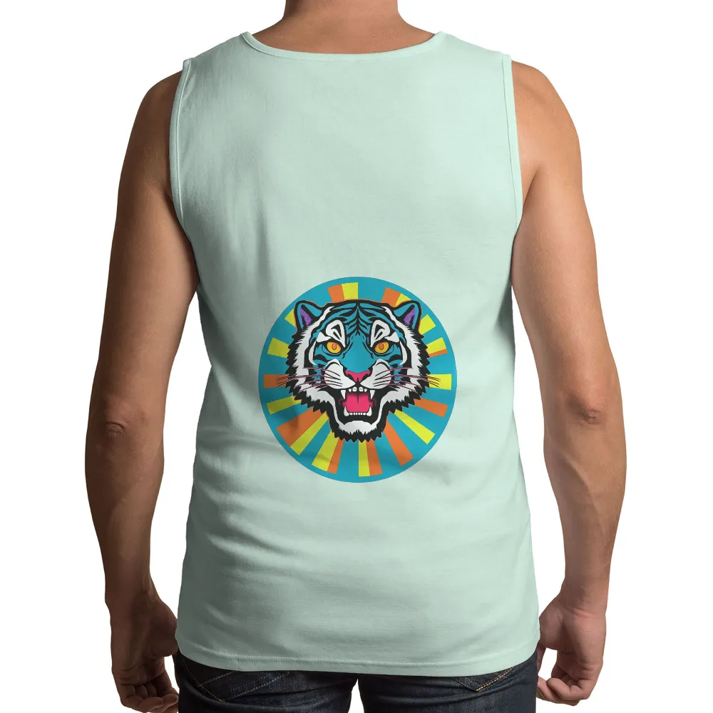 Retro Pop Culture Design: Roaring Tiger Power|vintage stag beer shirt