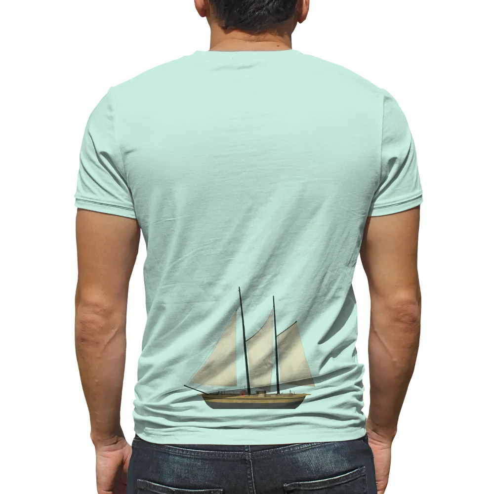 Graphic Tees: Sailing Ship Adventure - Vintage Maritime Design|la galaxy retro jersey 96