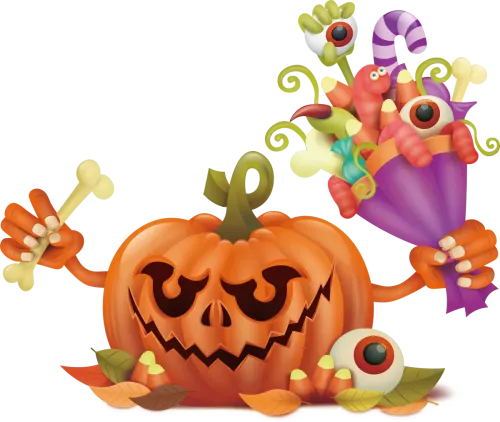 Custom Tee Shirts: Spooky Fun Halloween Pumpkin Design