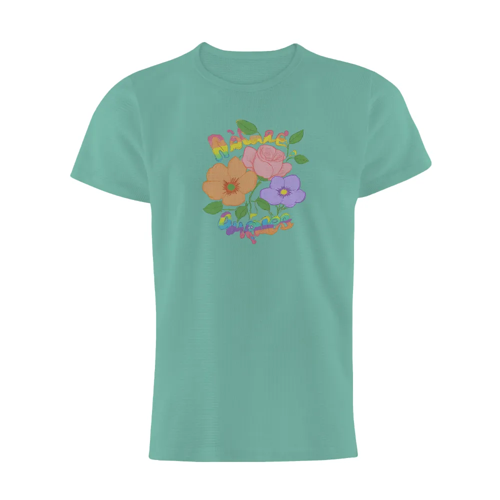 Nature Awakens: Vibrant Floral Art for Spring|spring short sleeve shirts